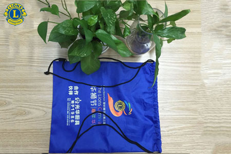 深圳獅子會定制華獅節禮品束口沙灘袋