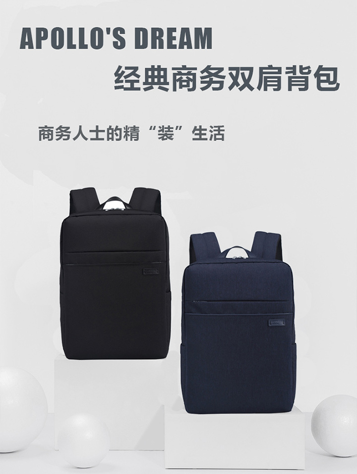 APOLLO'S DREAM經(jīng)典商務(wù)雙肩背包定制