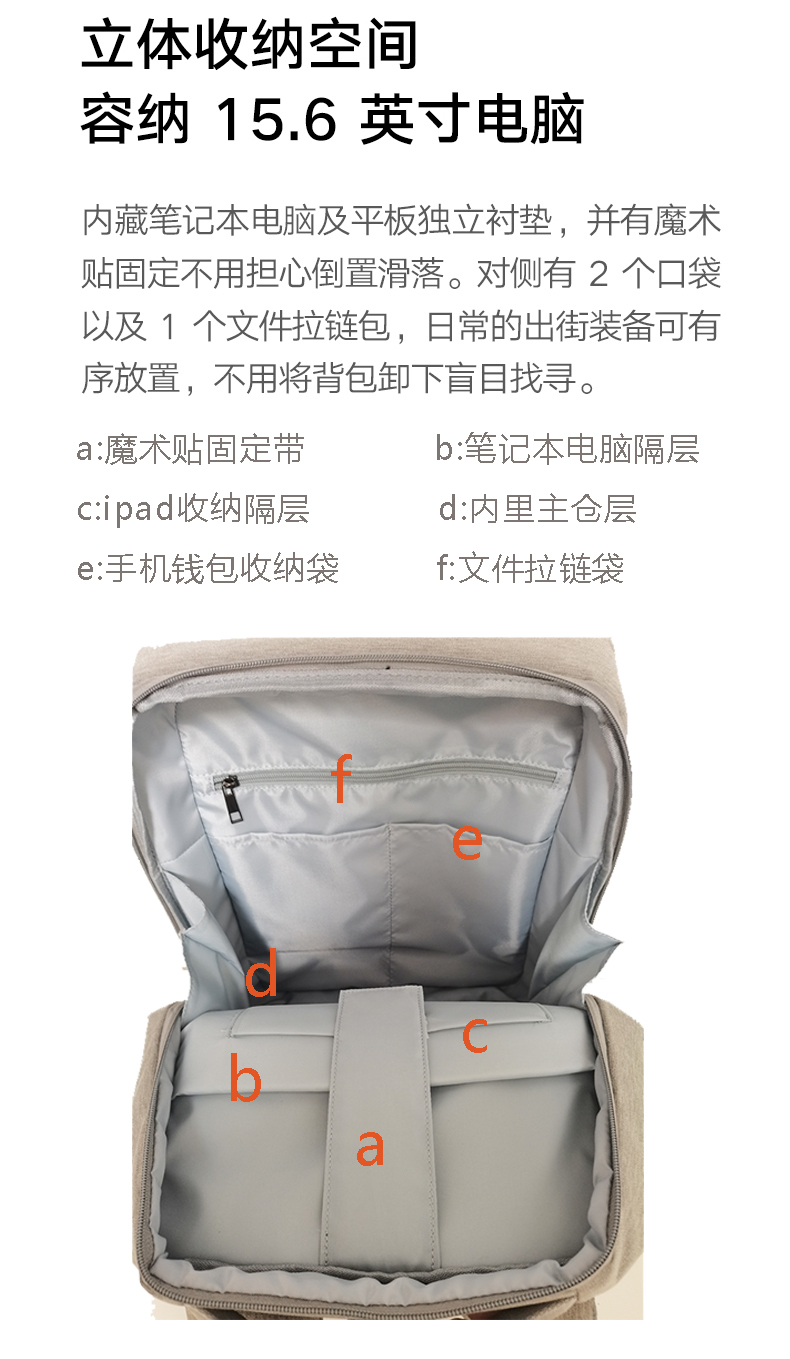 都市潮流時(shí)尚休閑商務(wù)背包定制